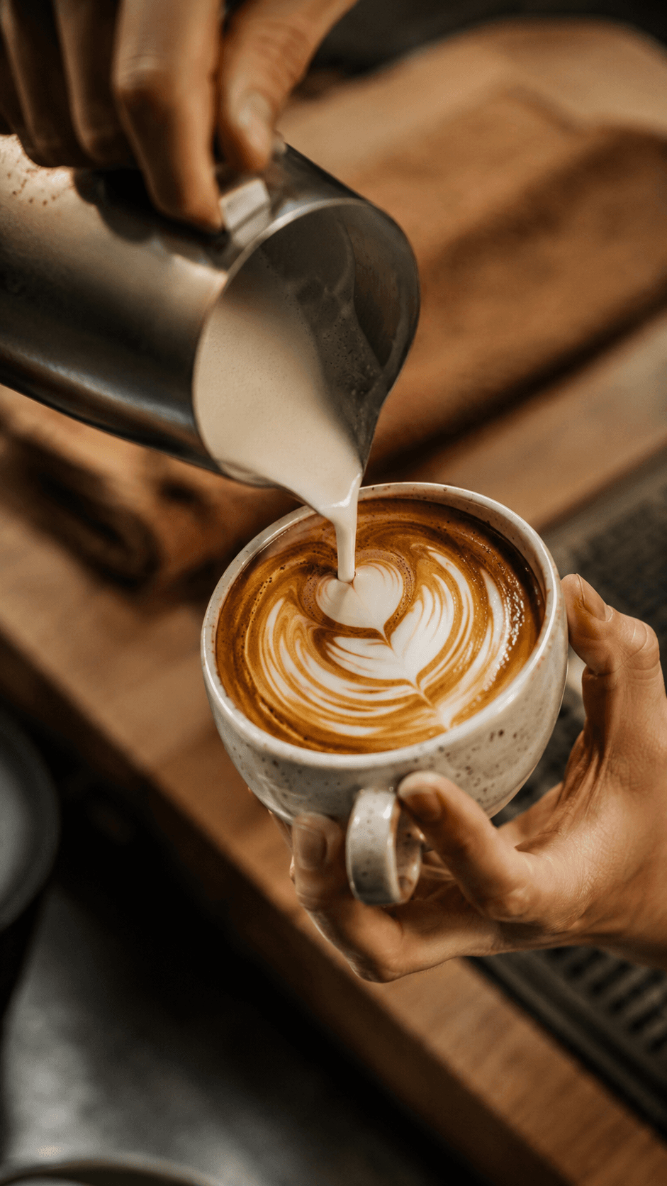 Coffee preparation hero social content poster